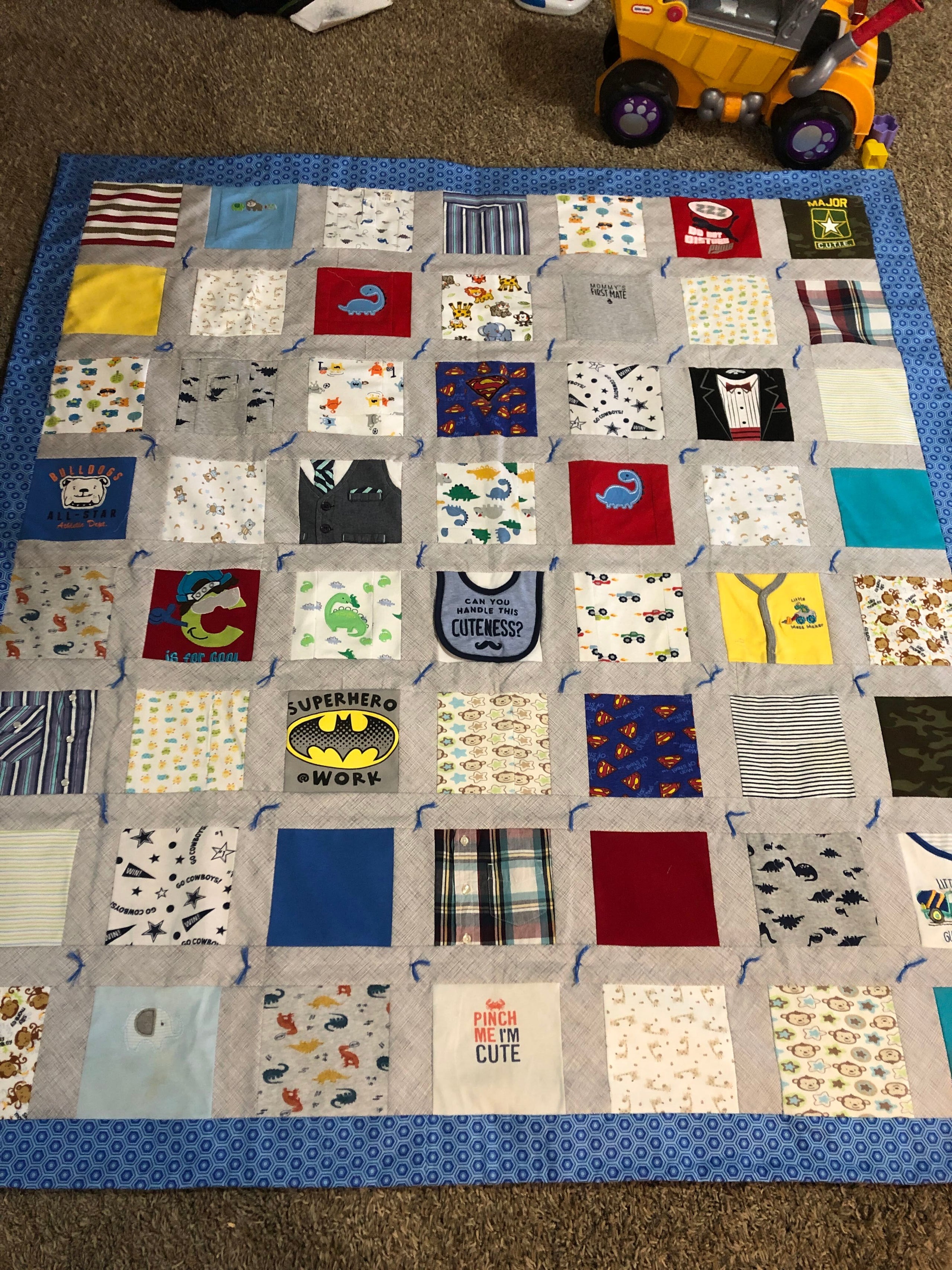 Baby Onsie Memory Quilt (Deposit Only) Stitchin' Sisters